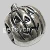 Halloween Jewelry Bead, Zinc Alloy, Pumpkin, plated, without troll Approx 5mm 