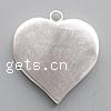 Серебряное сердце подвески, Серебро 925 пробы, Сердце, Другое покрытие, Много цветов для выбора отверстие:Приблизительно 3mm, продается PC