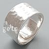 Sterling Silver Finger Ring, 925 Sterling Silver, plated 9-11mm Approx 18mm, US Ring 
