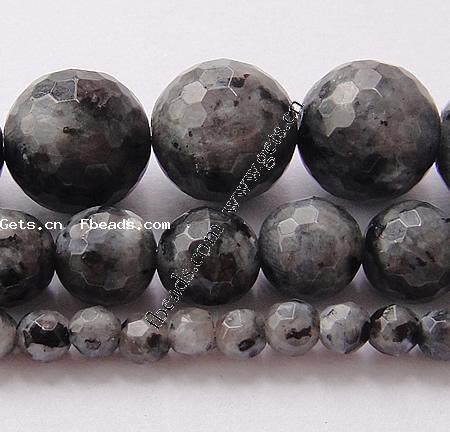 Labradorit Perlen, rund, Weitere Größen für Wahl & handgemachte facettiert, Bohrung:ca. 1-1.5mm, Länge:15 ZollInch, verkauft von Strang