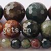 Natürliche Indian Achat Perlen, Indischer Achat, rund, Weitere Größen für Wahl & facettierte, Bohrung:ca. 1-1.5mm, Länge:15 ZollInch, verkauft von Strang