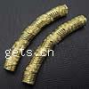 Brass Tube Beads, plated, textured nickel, lead & cadmium free Approx 3mm 