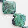 Dyed Natural Turquoise Beads, Dyed Turquoise, Rhombus, grass green Approx 1mm Inch, Approx  