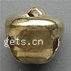 colgantes de campana hierro, fundición, Manzana, chapado, más colores para la opción, 13x13x13mm, agujero:aproximado 1.5mm, Vendido por UD