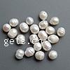 Potato Cultured Freshwater Pearl Beads, natural, white, Grade AAA, 7-8mm Approx 0.8mm 