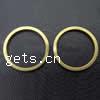 Brass Linking Ring, Donut, plated Approx 12mm 