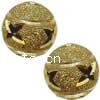 Brass Stardust Beads, Round, plated, hollow 8mm Approx 2mm 