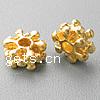 Brass Spacer Beads, Flower, plated Approx 2mm 