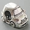Troll Thailand Sterling Silver European Beads, Car, with troll Approx 4.5mm 