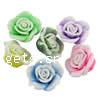Flower Polymer Clay Beads, layered 15mm Approx 1mm 