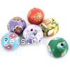 Round Polymer Clay Beads, mixed colors, 12mm Approx 2mm 
