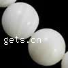 Perles en coquille naturel, Rond, plus de couleurs à choisir, 5mm Environ 1mm Environ 15 pouce Vendu par lot