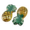 Pinselführung Porzellan Perlen, Ananas, 21x11x12mm, Bohrung:ca. 1.5mm, 200PCs/Tasche, verkauft von Tasche