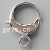 Stainless Steel Lobster Claw Clasp, handmade polishing, original color Approx 3mm 