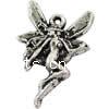 Character Shaped Zinc Alloy Pendants, Fairy, plated Approx 1mm 