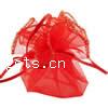 Organza Jewelry Pouches Bags, solid color 24cm 
