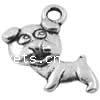 Zinc Alloy Animal Pendants, Dog, plated Approx 2mm 