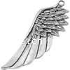 Wing Shaped Zinc Alloy Pendants, plated Approx 3mm 