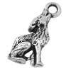 Zinc Alloy Animal Pendants, Wolf, plated Approx 2mm 