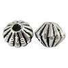 Zinc Alloy Cone Beads, Drum, plated Approx 1mm 