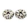 Zinc Alloy Spacer Beads, Flower, plated Approx 1mm 