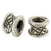 Zinc Alloy Jewelry Beads, Tube, plated Approx 2mm 