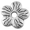 Zinc Alloy Spacer Beads, Flower, plated Approx 4.5mm 