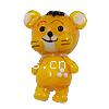 Кулоны лэмпворк в форме животного, Лэмпворк, Тигр, желтый отверстие:Приблизительно 2mm, продается PC