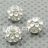 Sterling Silver Spacer Beads, 925 Sterling Silver, Round, plated Approx 1.3mm 