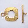 Brass Toggle Clasp, plated, single-strand Approx 3mm 