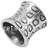 Zinc Alloy European Beads, Tube, plated, without troll Approx 7.5mm 