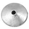 Zinc Alloy Flat Beads, Flat Round, plated Approx 1.5mm 