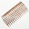 Decorative Hair Combs, Iron, plated 