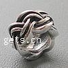 No Troll Thailand Sterling Silver European Beads, Tube, without troll Approx 5mm 