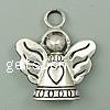 Thailand Sterling Silver Pendants, Angel Approx 3.5mm 