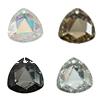 Imitation CRYSTALLIZED™ Crystal Pendants, Triangle, faceted Approx 1mm 