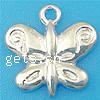 Sterling Silver Animal Pendants, 925 Sterling Silver, Butterfly, plated Approx 1.5mm 
