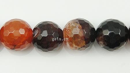 Natural Miracle Agate Beads, Round, Customized & more sizes for choice & faceted, Hole:Approx 1-1.5mm, Length:Approx 15 Inch, Sold By Strand