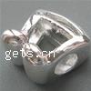 Zinc Alloy European Beads, Music Note, plated, without troll Approx 4.5mm 