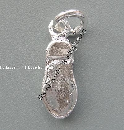 Zinc Alloy Shoes Pendants, with enamel, plated, enamel, more colors for choice, 16x7x3.5mm, Hole:Approx 4mm, Sold By PC