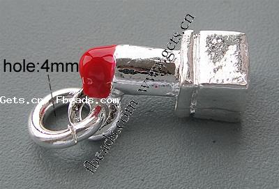 Zinc Alloy Tool Pendants, more colors for choice, 15x6mm, Hole:Approx 4mm, Sold By PC