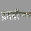 Zinc Alloy Connector Bar, plated, 1/6 loop Approx 1mm, Approx 