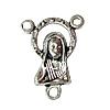 Zinc Alloy Saint Connector, Angel, plated, 2/1 loop Approx 2mm, Approx 