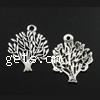 Zinc Alloy Leaf Pendants, Tree, plated nickel, lead & cadmium free Approx 1mm 