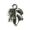 Zinc Alloy Leaf Pendants, plated Approx 2mm, Approx [