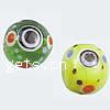 Evil Eye Lampwork Beads, Round Shape, more colors for choice, 10x10mm, Sold by PC
