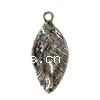 Zinc Alloy Leaf Pendants, plated Approx 1mm, Approx 