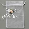 Organza Jewelry Pouches Bags, Rectangle 