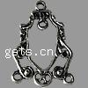 Zinc Alloy Chandelier Components, plated, 1/2 loop Approx 1.5mm, Approx 
