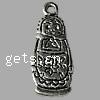 Character Shaped Zinc Alloy Pendants, Girl, plated Approx 0.5mm, Approx 